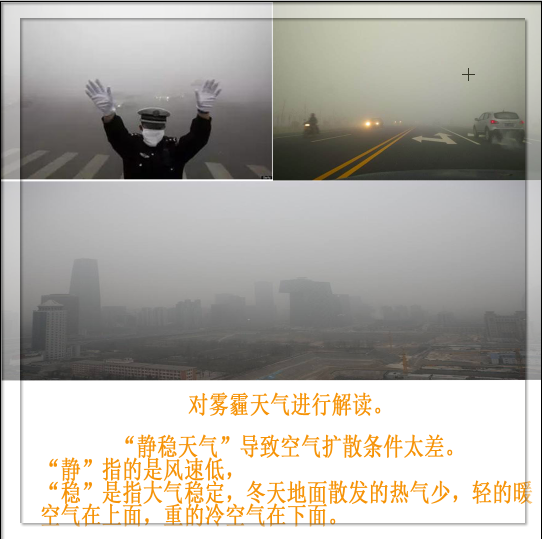 霧霾天氣主要安全，拐彎人多慢行多觀察